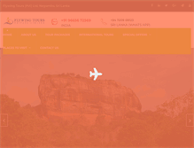 Tablet Screenshot of flywingtours.com
